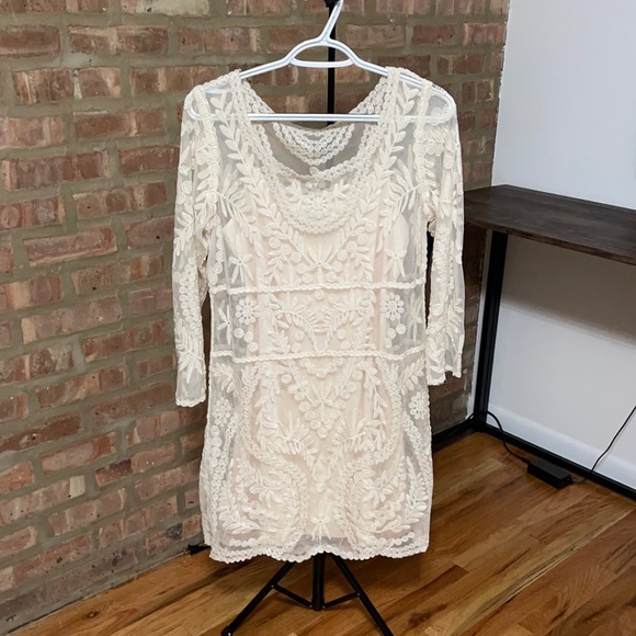 Express Lace Dress. Size M - Picture 1 of 6